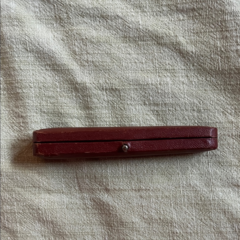 Vintage Cigarette Holder with Leather Case 1920-1930 Hand Painted Red Rose - Picture 13 of 13